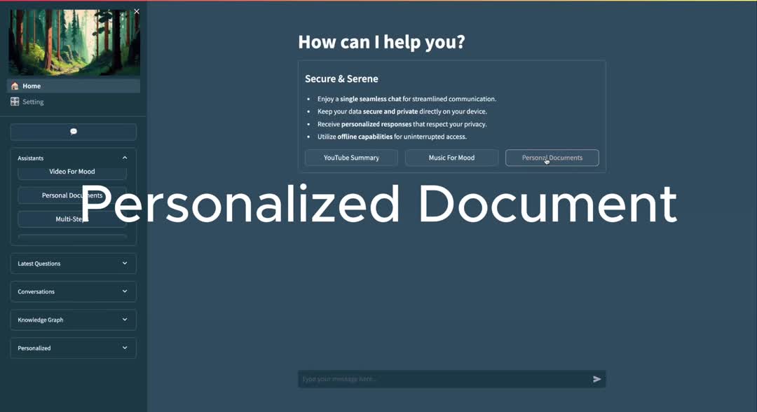 AI Assistant Managing Personal Documents