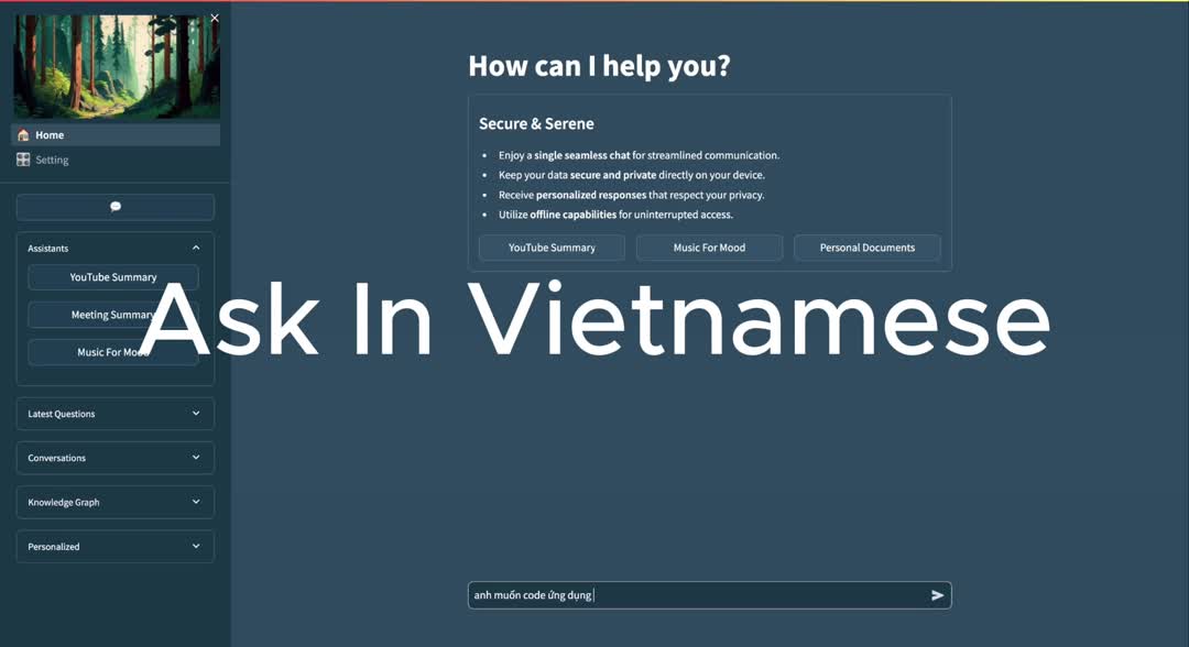 Ask in Vietnamese
